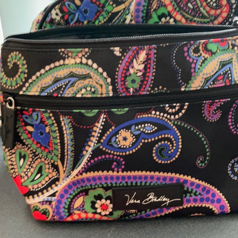 Vera Bradley large makeup bag